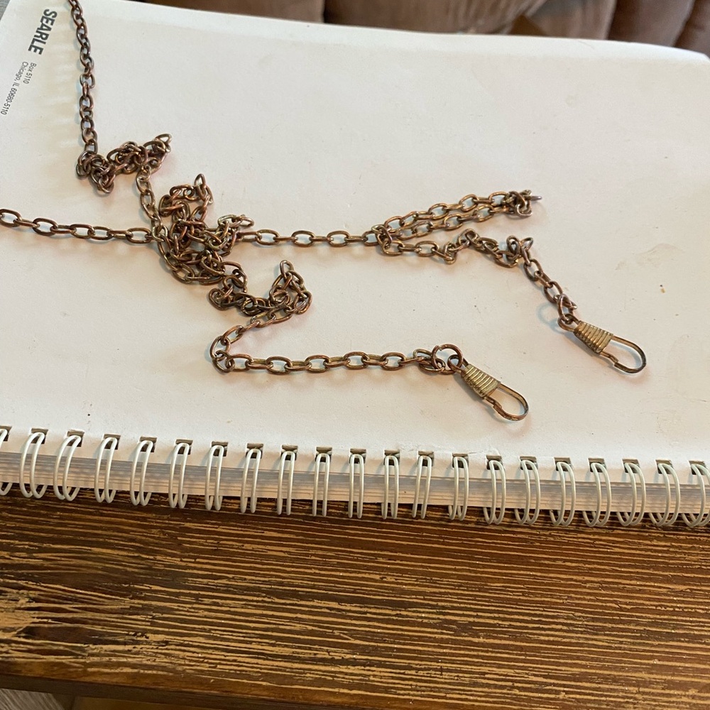 Source Unknown Men’s Watch Chain in Antique Bronze Tone